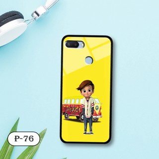 Ốp lưng kính 3D Xiaomi Redmi 6-cute