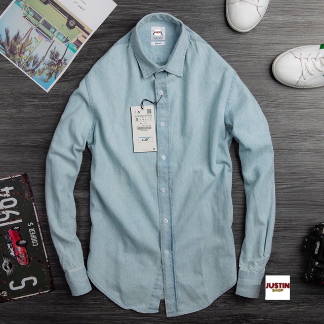 Áo sơmi DENIM ZARA