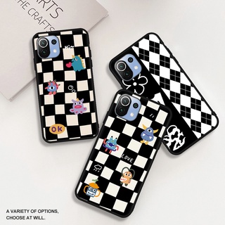 Ốp Điện Thoại Mềm Họa Tiết Mặt Cười Sọc Caro Cho OPPO Realme C15 C2 C21 C21Y C25Y C12 C25 C25S C17 C11 C20 C20A #M067