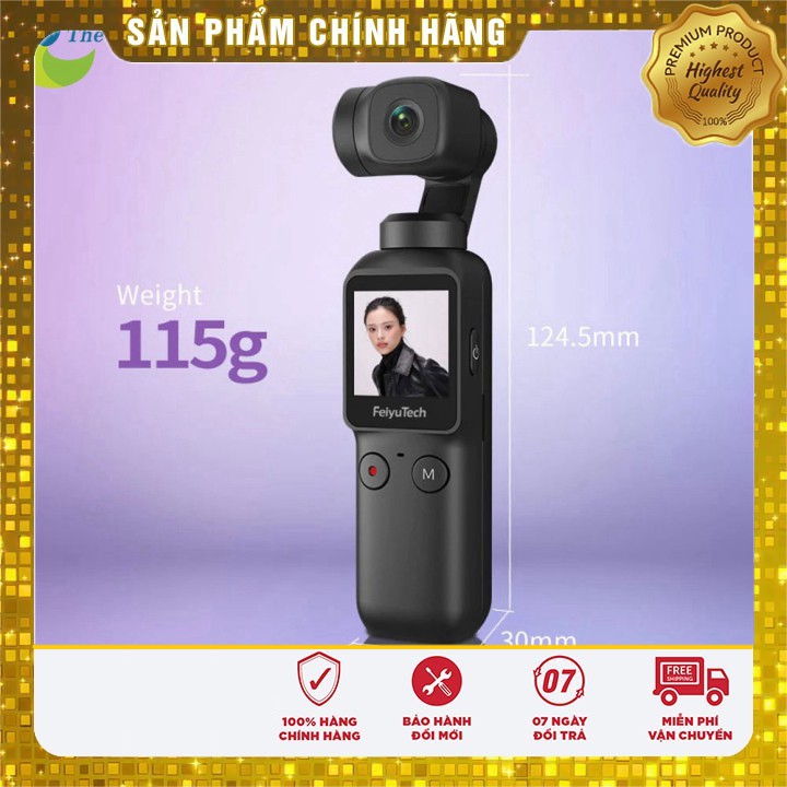 [Sale] Máy quay cầm tay chống rung Gimbal Feiyu Pocket - Bảo hành 12 tháng - Shop Thế Giới Điện Máy .