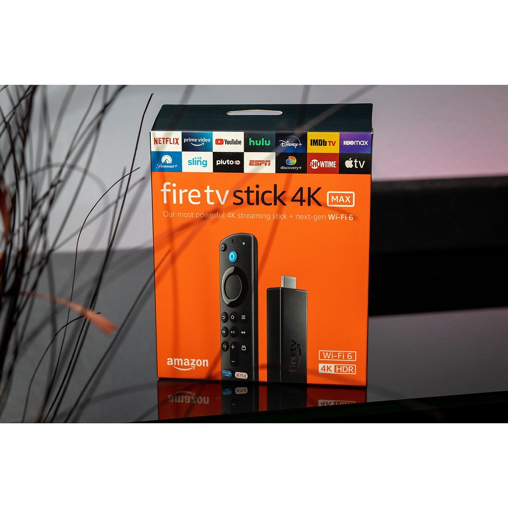 Thiết Bị Android - Amazon Fire TV Stick 4K MAX kèm Điều khiển giọng nói từ xa Alexa mới 2022