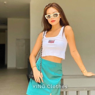 Áo croptop thun cờ mỹ brooklyn dưới 55kg