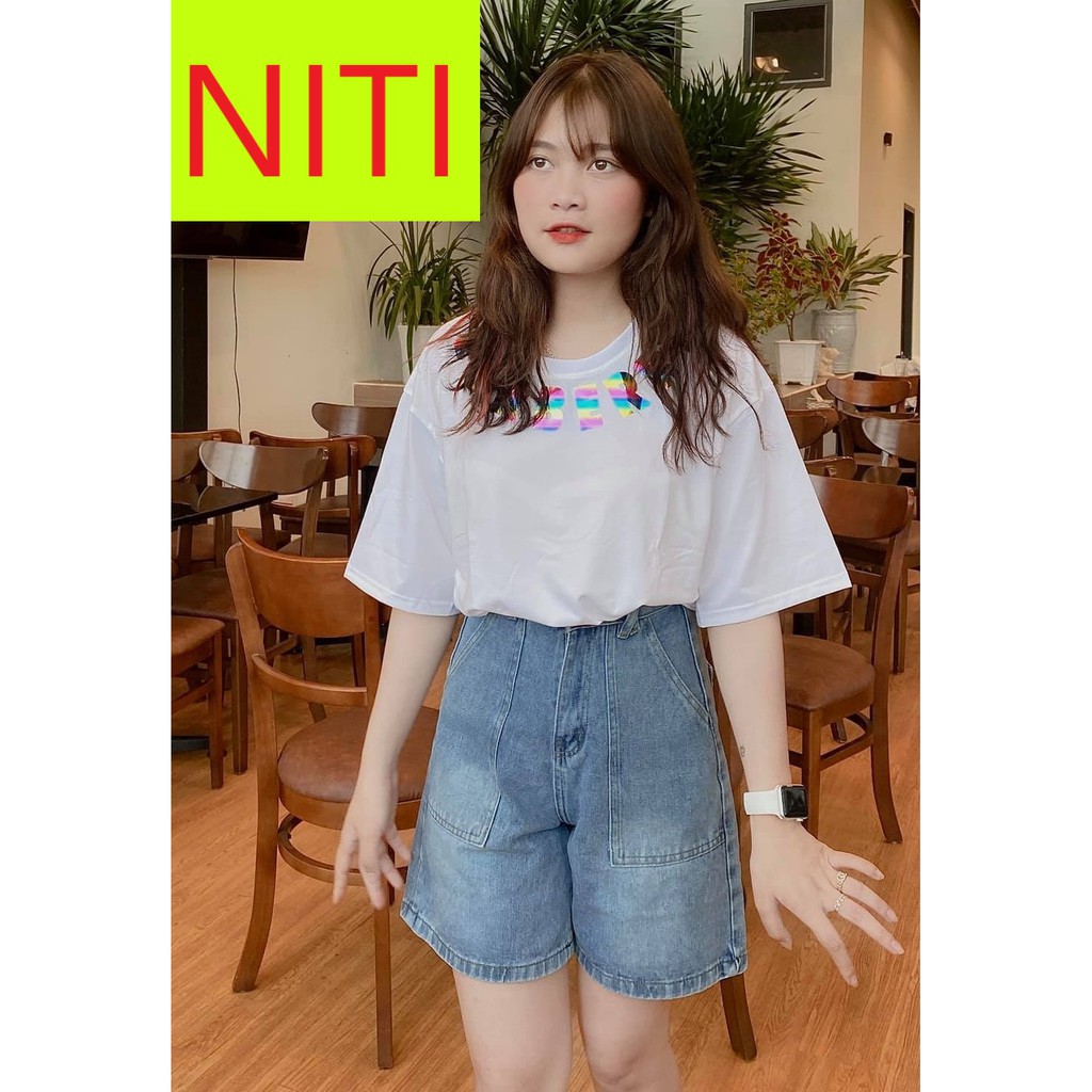 [ MUÔN VẺ ] QUẦN JEAN NGỐ LỬNG NỮ 2 TÚI TRƯỚC ĐĨA CHÉO FORM RỘNG LAI CUỐN MÀU XANH NHẠT SIÊU XINH CAO CẤP NITI CỰC PHONG