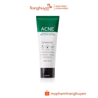 Sữa rửa mặt Some By Mi AHA-BHA-PHA 30 days miracel acne 100ml