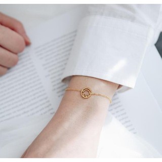 Lắc Tay Nữ Bilyshop Kiểu Mảnh Mặt Cười Titan Ko Đen Ko Ngứa An Toàn Cho Sức Khỏe TT 2249