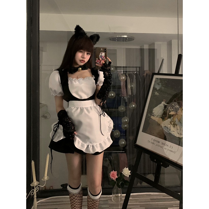 Váy Cosplay hầu gái nhật bản Lolita quyến rũ Puwn Shop