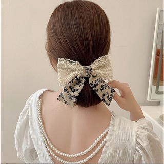 Kẹp tóc nơ Hàn Quốc cỡ lớn, kẹp tóc nơ phong cách Hàn Quốc