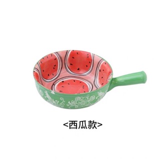 Chảo sứ tròn có tay cầm