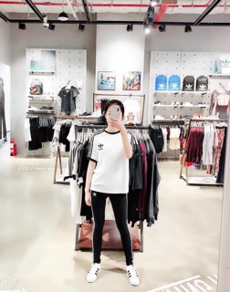 ÁO THUN ADIDAS SỌC ĐEN