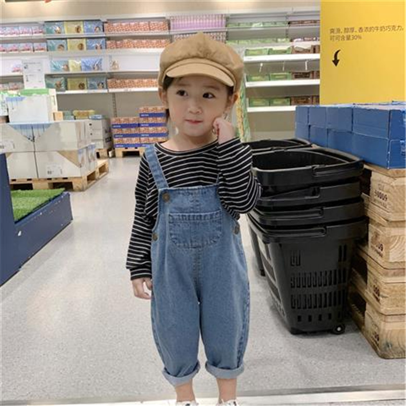 Quần Yếm Jeans Thời Trang Cho Bé