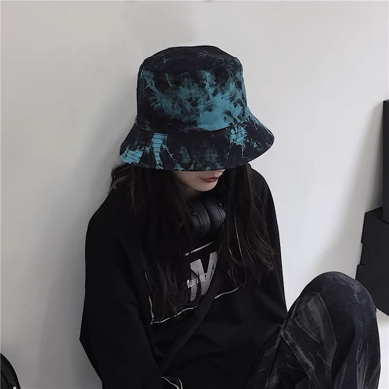 Mũ tai bèo MG STUDIO nhuộm màu loang hai màu thời trang