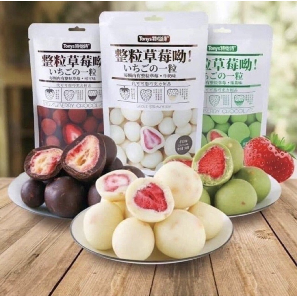 SOCOLA BỌC DÂU TÂY 28k/gói