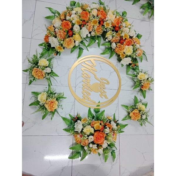 Chữ alu dán xe hoa