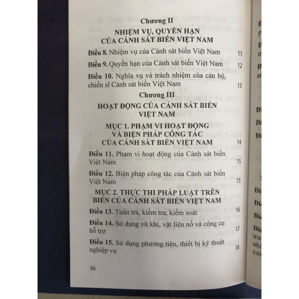 Sách Luật Cảnh Sát Biển Việt Nam