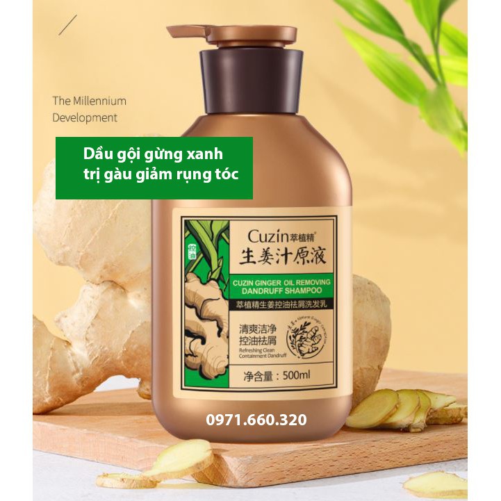 Dầu gôi gừng Cuzin dầu gội mọc tóc dầu gội hỗ trợ gàu  giúp tóc chắc khỏe mềm mềm mượt | BigBuy360 - bigbuy360.vn
