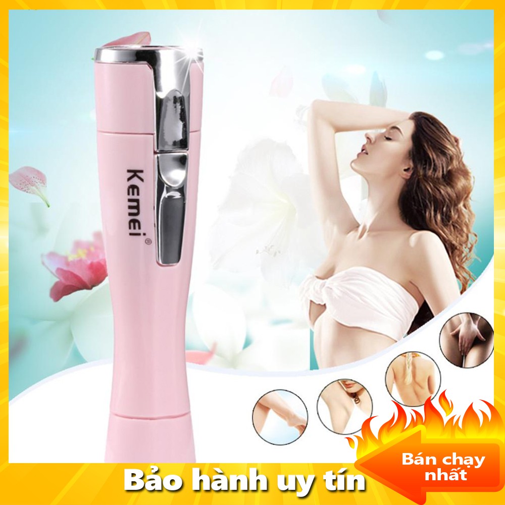 [XẢ KHO] Máy triệt lông vĩnh viễn, triệt lông nách, lông mu, lông bikini, tay và chân Kemei SNS01 - FREESHIP