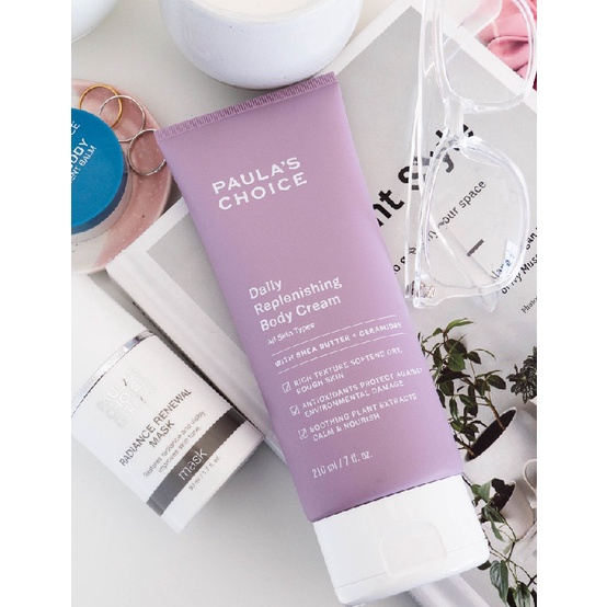 Kem Dưỡng Thể Siêu Mềm Mịn - Paula's Choice Daily Replenishing Body Cream 210ml