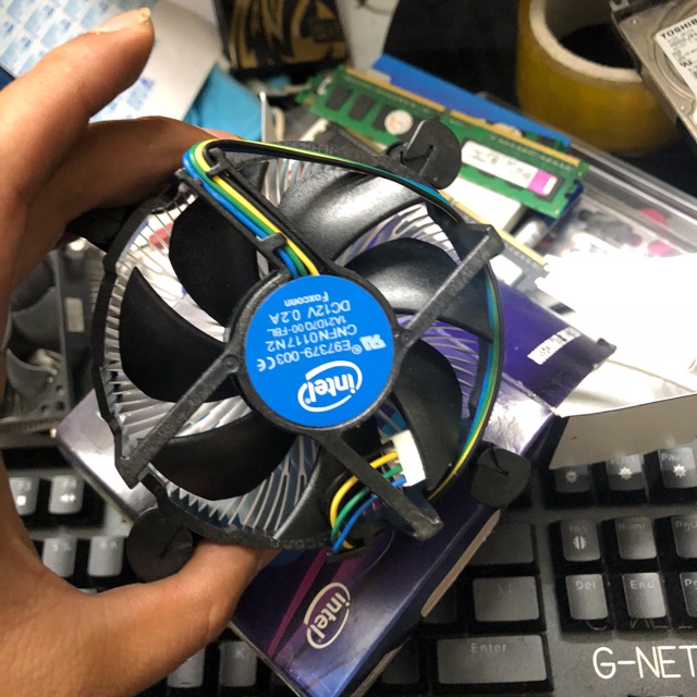 Fan cpu new và cũ hàng bóc máy.