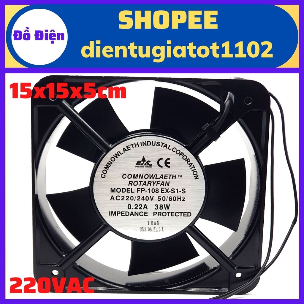 Quạt Tản Nhiệt 220V, Quạt Đủ Loại Kích Thước Theo Yêu Cầu, Quạt hút mùi 220VAC, Quạt làm mát