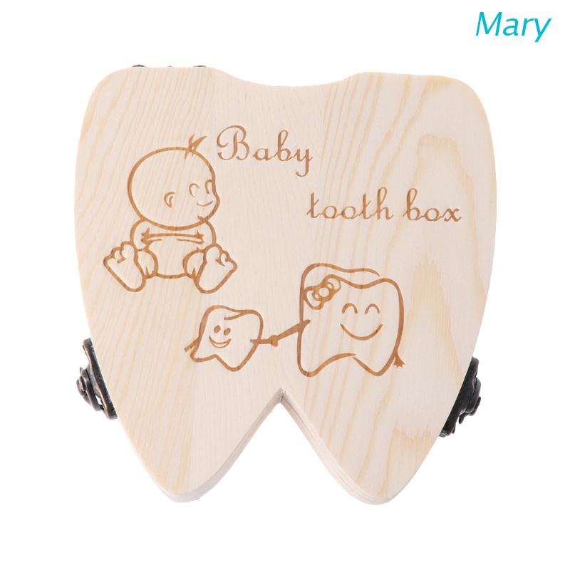Hộp Gỗ Đựng Răng Sữa Cho Bé Ốp