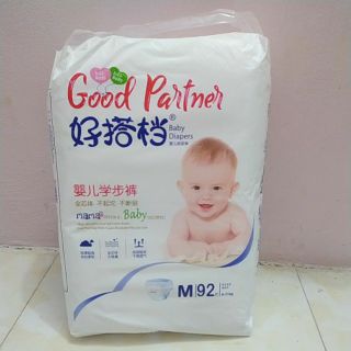 Bỉm quần GOODPARTNER size 92M/82L siêu mềm,siêu mỏng,siêu thấm ,siêu tiết kiệm...