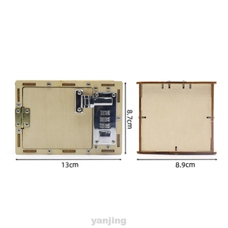 Learning Educational Birthday Gift Experiment Mechanical Scientific Projects Password Box Building Kit