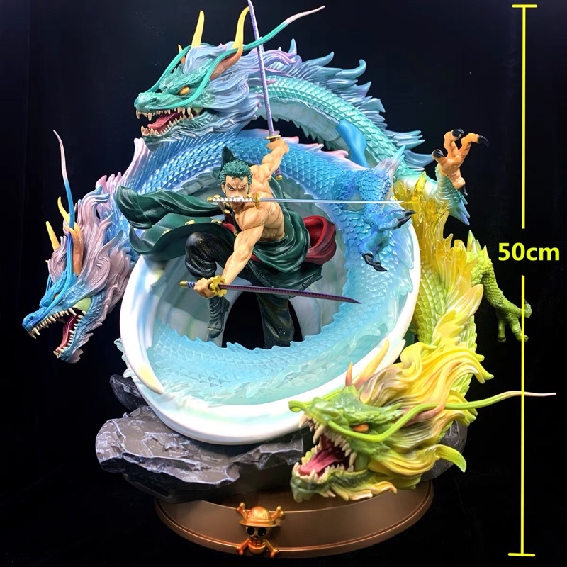 MÔ HÌNH ZORO TAM LONG CAO 50CM SIÊU TO 2 ĐẦU- MÔ HÌNH VIỆT NAM