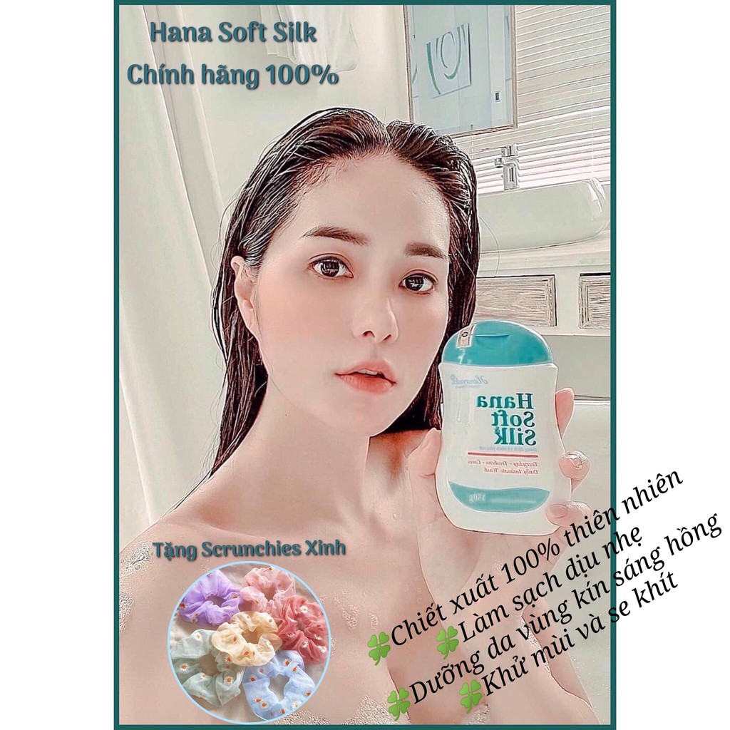 Combo sữa tắm thảo dược em bé và dung dịch vệ sinh Hanayuki Soft Silk