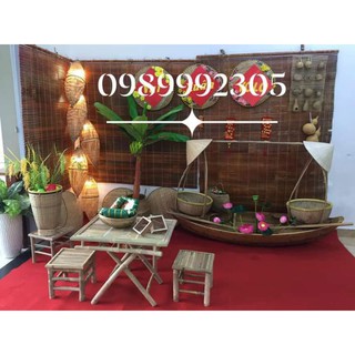 Bàn ghế trang trí Tết