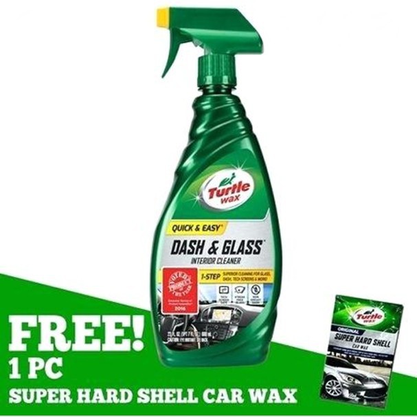 Dung Dịch Vệ Sinh Kính Đa Năng, vệ sinh màn hình lcd, nội thất, taplo ô tô Turtle Wax Dash and Glass 680ml T930