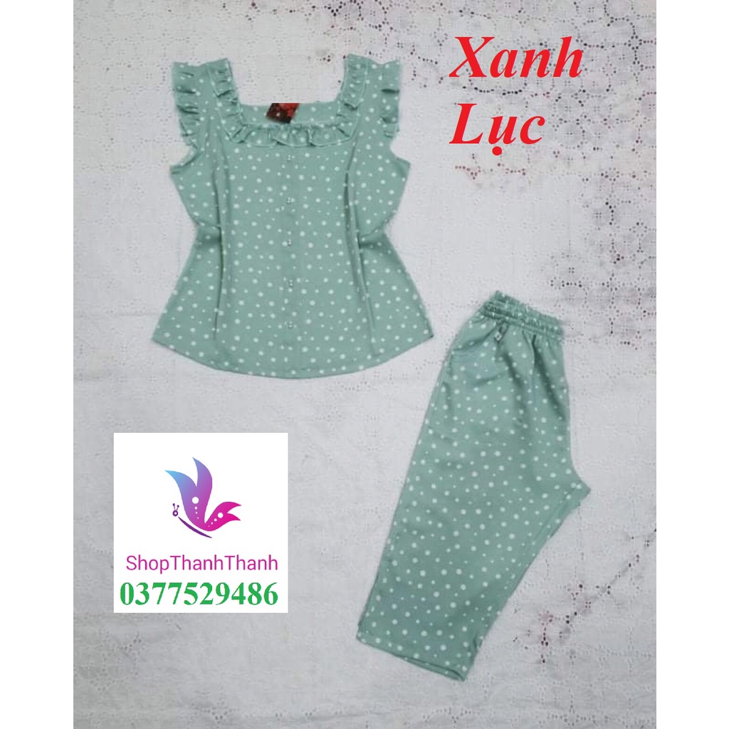 (Hỏa Tốc) Size 3 (55-65kg) Đồ bộ mặc nhà Big Size Lụa Hoa Văn / Chấm Bi / Viền Ren / Caro / Hoa Nhí ShopThanhThanh