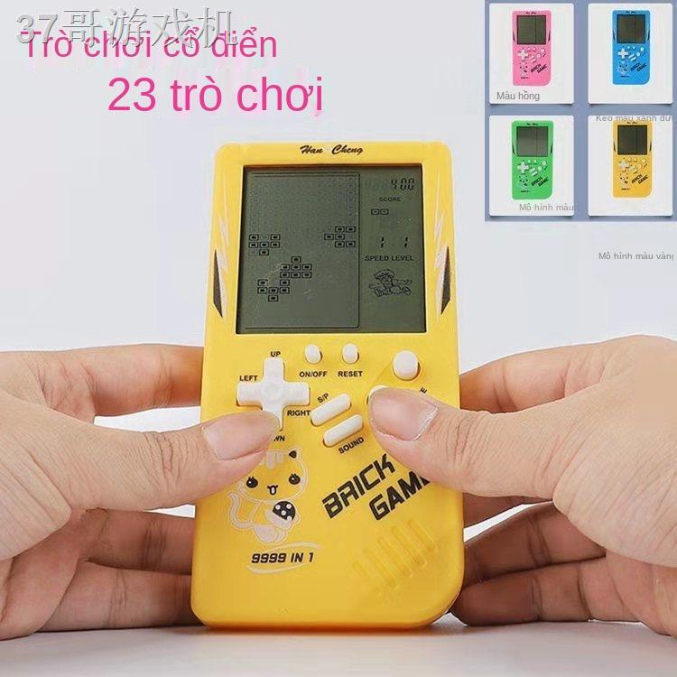 ZMáy chơi game Tetris màn hình lớn mini hoài cổ đồ thời thơ ấu món quà bỏ túi câu đố giải nén tặng