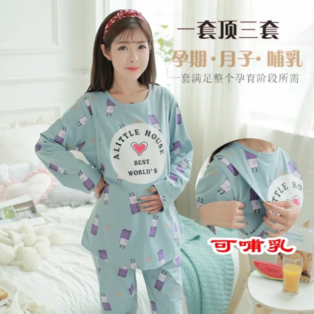 BỘ ĐỒ BẦU , SAU SINH Và cho con bú .