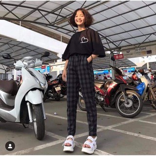 QUẦN SỌC CARÔ XANH ĐEN - PLAID PANTS KAKI UNISEX PHONG CÁCH | BigBuy360 - bigbuy360.vn