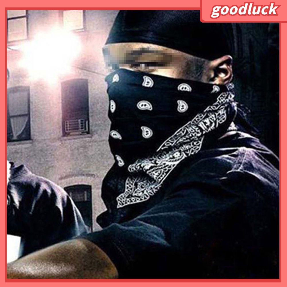 Khăn Bandana Hình Vuông Phong Cách Hip Hop Chống Mồ Hôi Cho Nam Và Nữ