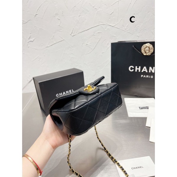 Túi xách nữ quai cầm logo mẫu mới bản chuẩn đẹp nét căng sz23cm da mịn fullbox