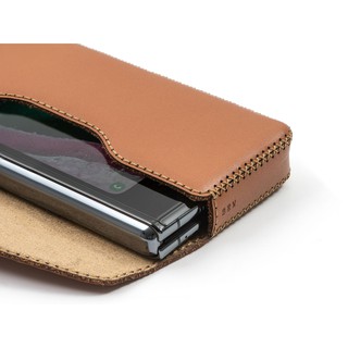 VÍ DA SAMSUNG GALAXY FOLD - Chính hãng Khắc Tên, chất liệu da bò
