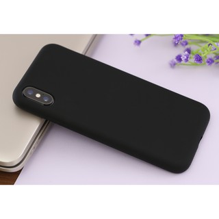 Ốp lưng silicon cho Iphone Xs Max dẻo đen cao cấp