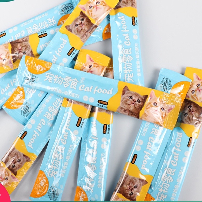 Súp Thưởng Shizuka, LieBao 15g Bổ Sung Dinh Dưỡng, Kích Thích Thèm Ăn, Giúp Lông Mềm Mượt Cho Mèo