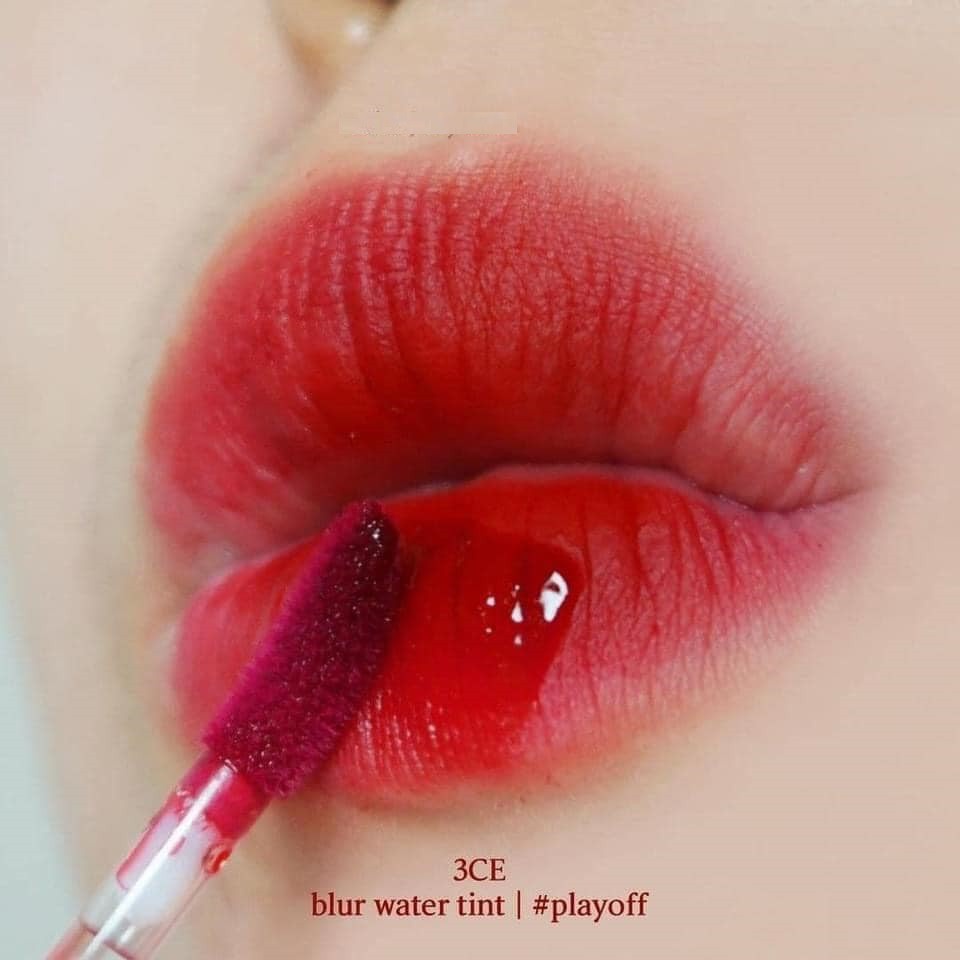 CAM KẾT AUTH, TEM HIDDEN TAG - Son kem lì 3CE Blur Water Tint màu #PLAY OFF