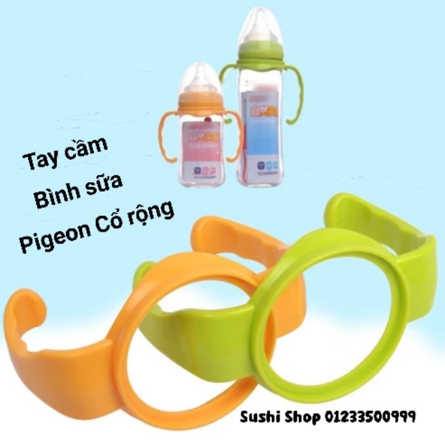 Tay cầm bình sữa Pigeon cổ rộng - Quai bình sữa - Tay cầm bình uống nước