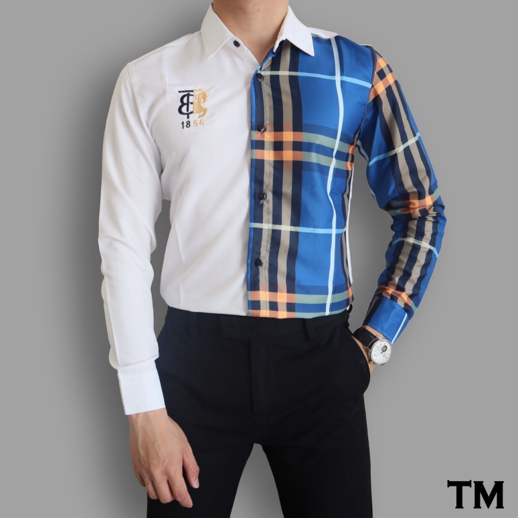 (HCM) ÁO SƠ MI NAM CARO THỜI TRANG LUXURY ĐẲNG CẤP NHÃN HIỆU - PHONG CÁCH NAM ,SOÁI CA HOT HIT KME FASHION