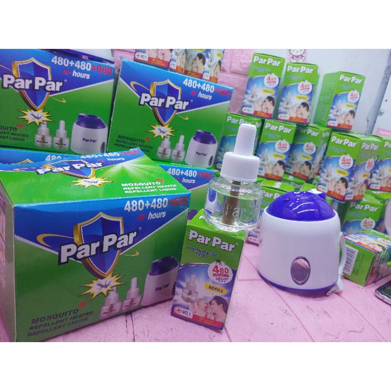 Máy Đuổi Muỗi PARPAR Kèm Tinh Dầu Đuổi Muỗi PARPAR Chính Hãng ( Ảnh Thật)