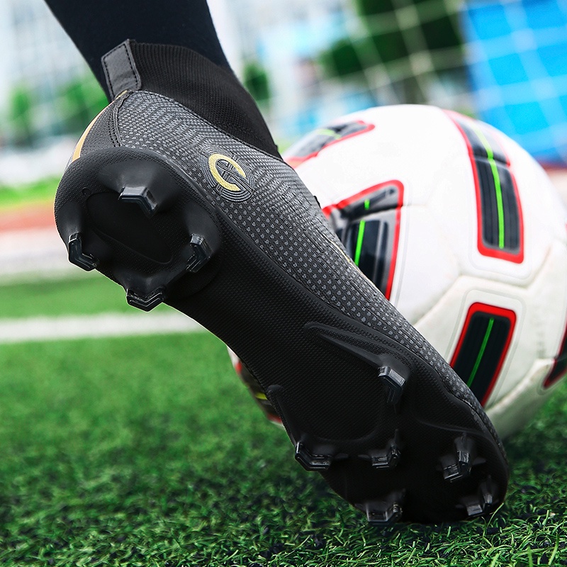 FG CR7 Mercurial Giày bóng đá chất lượng cao Giày bóng đá trên cỏ tự nhiên Size:35-45