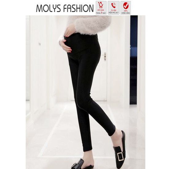 Quần bầu legging nâng mông có đáp có chun chỉnh bụng free size BTTQ08 GIÁ TẠI XƯỞNG - Ở ĐÂU RẺ HƠN MOLYS HOÀN TIỀN