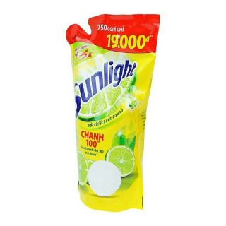 Nước rửa chén Sunlight bịch vàng 725ml