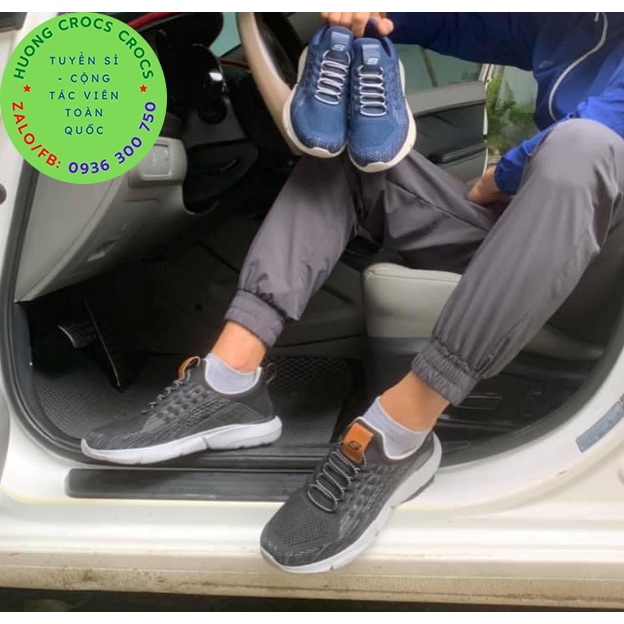 GIÀY THỂ THAO SKECHERS GOWALK GOGA MAX RELAXED FIT CHO NAM MÀU ĐEN