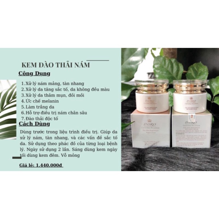 Kem Nám Sáng Da DORO 30g – Làm Sáng, Đều Màu Da, Ngừa Nám Sạm