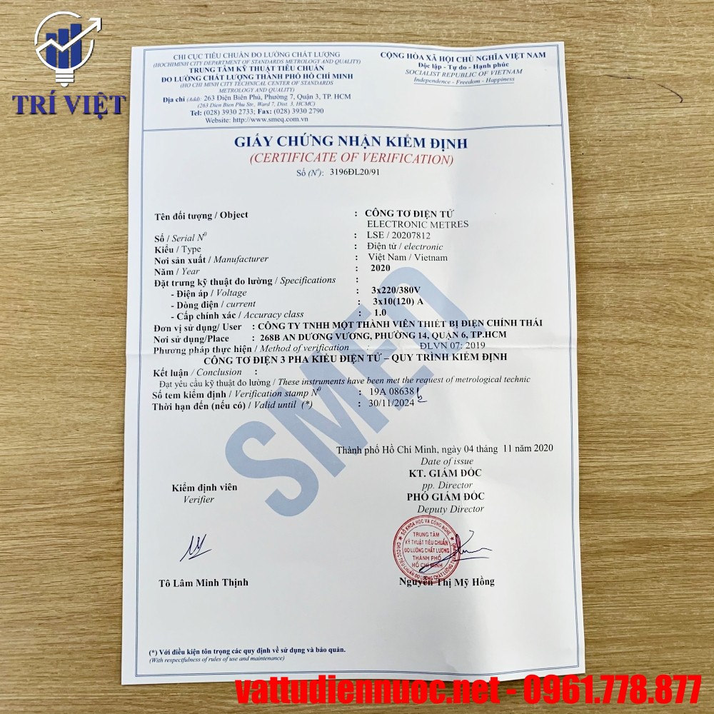 đồng hồ điện điện tử 3 pha LSE LS3E4M (công tơ điện) 3 pha 4 dây | Thiết bị điện Trí Việt