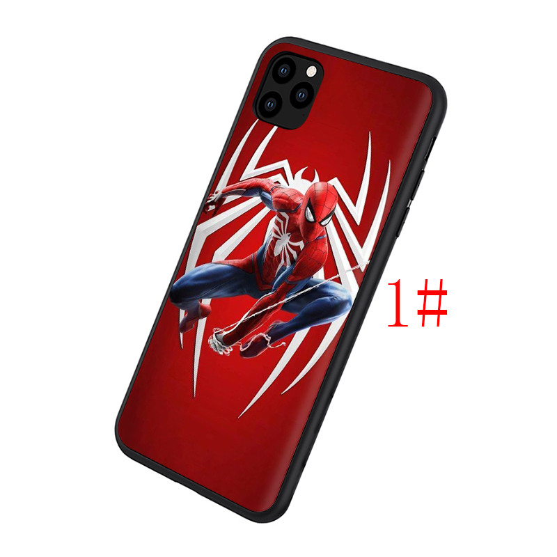 Ốp điện thoại TPU silicon dẻo họa tiết Marvel SpiderMan cho iPhone 8 7 6S 6 Plus 5 5S SE 2016 2020 T114